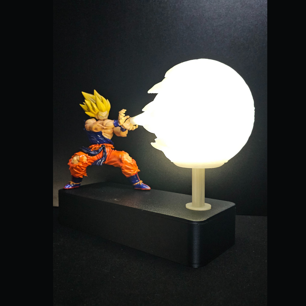 Lámpara Goku Kamehameha con Sonido